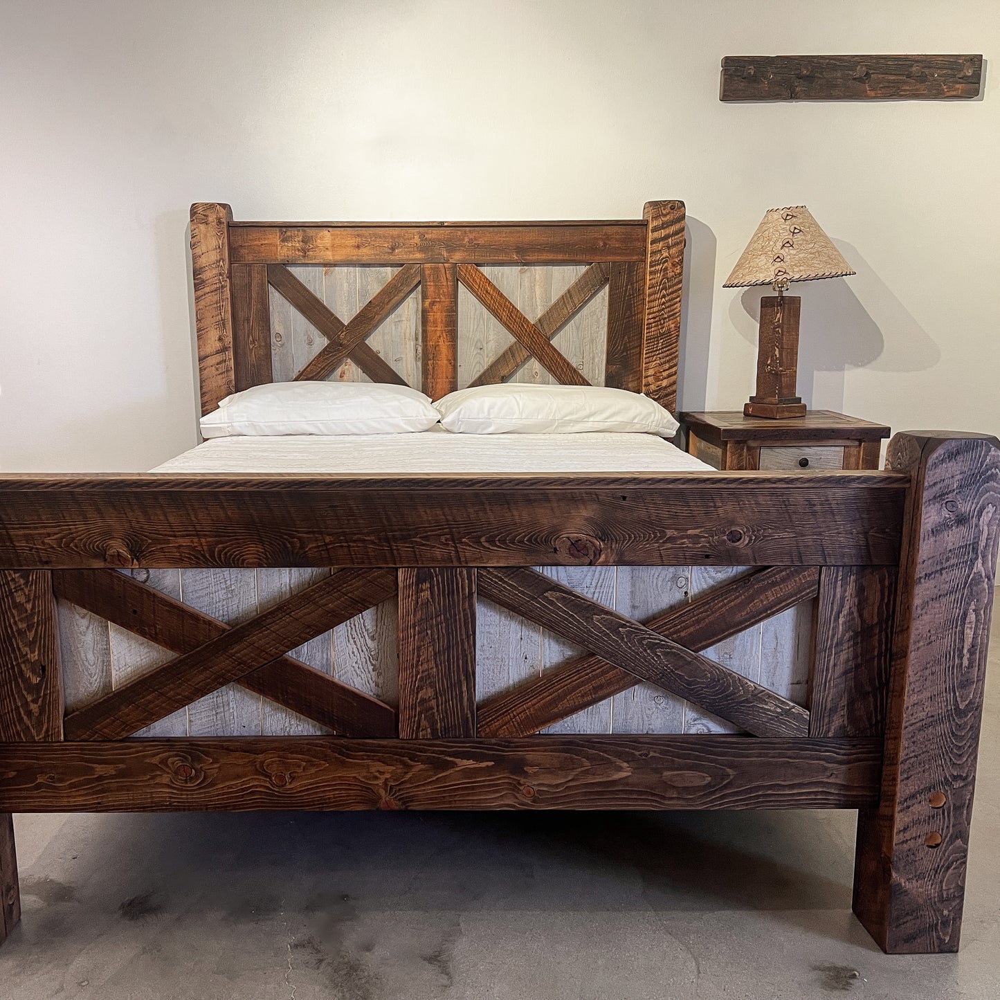 Pioneer Natural Barnwood Bed