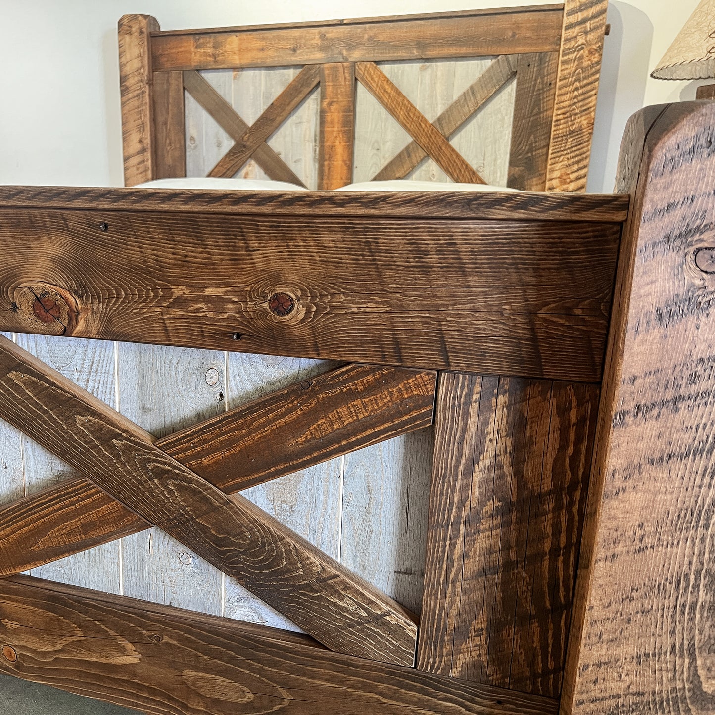 Pioneer Natural Barnwood Bed