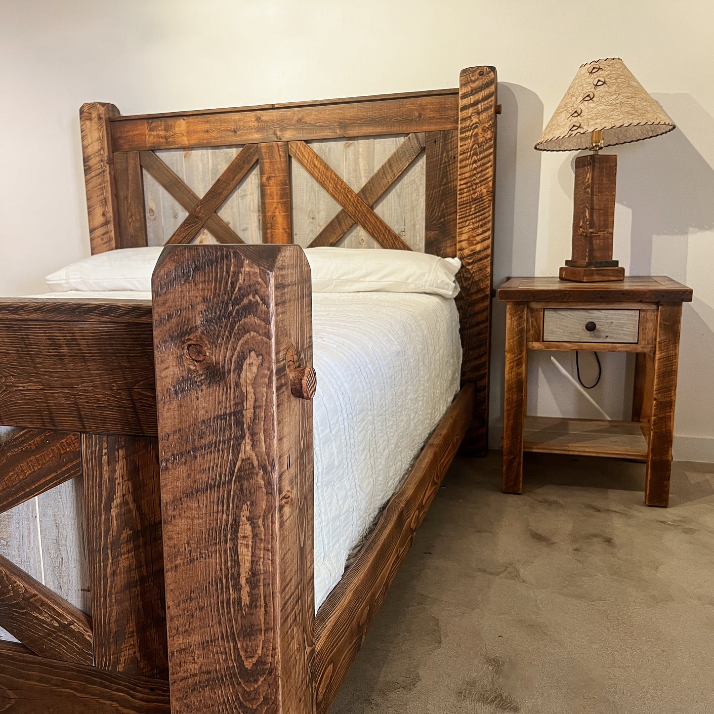 Pioneer Natural Barnwood Bed