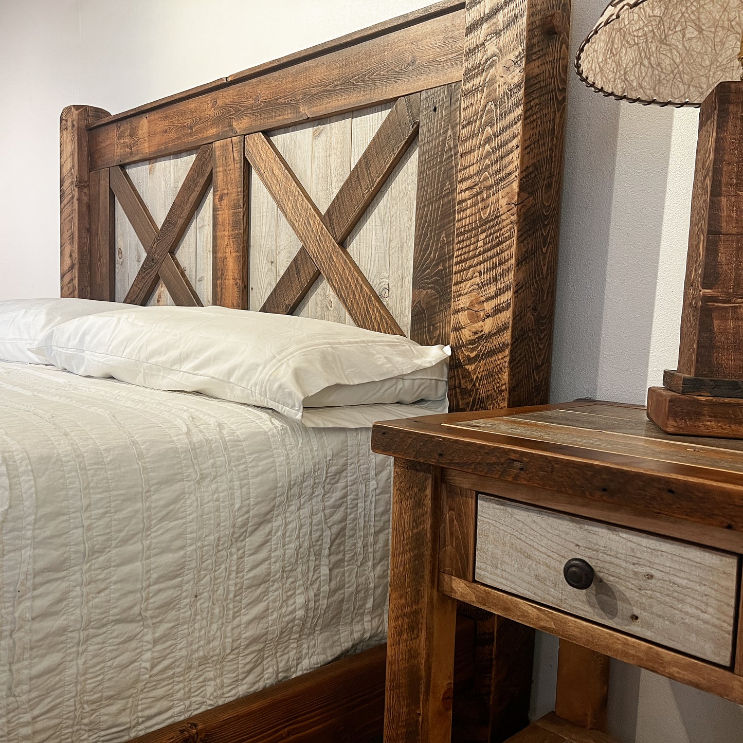 Pioneer Natural Barnwood Bed