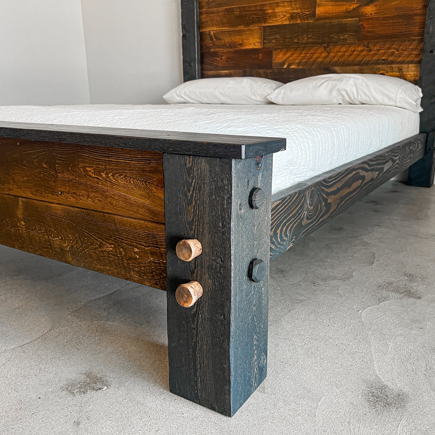 Weathered Outlaw Platform Bed