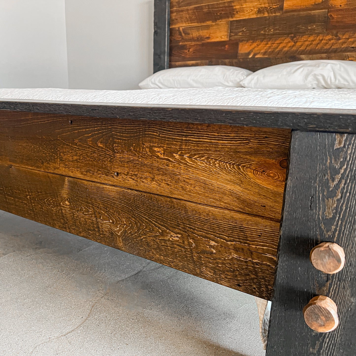 Weathered Outlaw Platform Bed