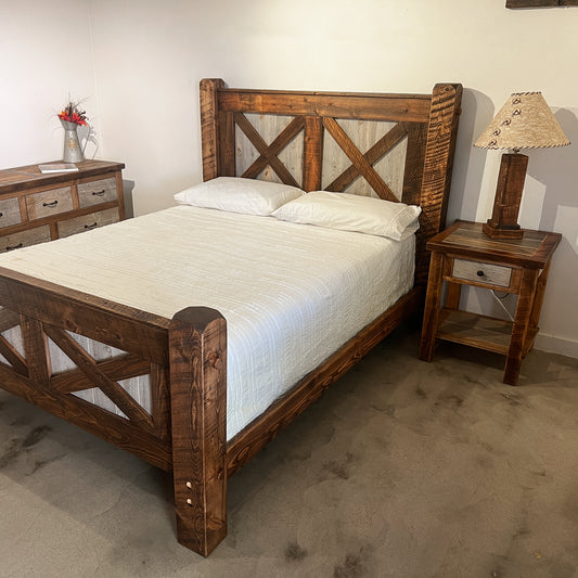 Pioneer Natural Barnwood Bed