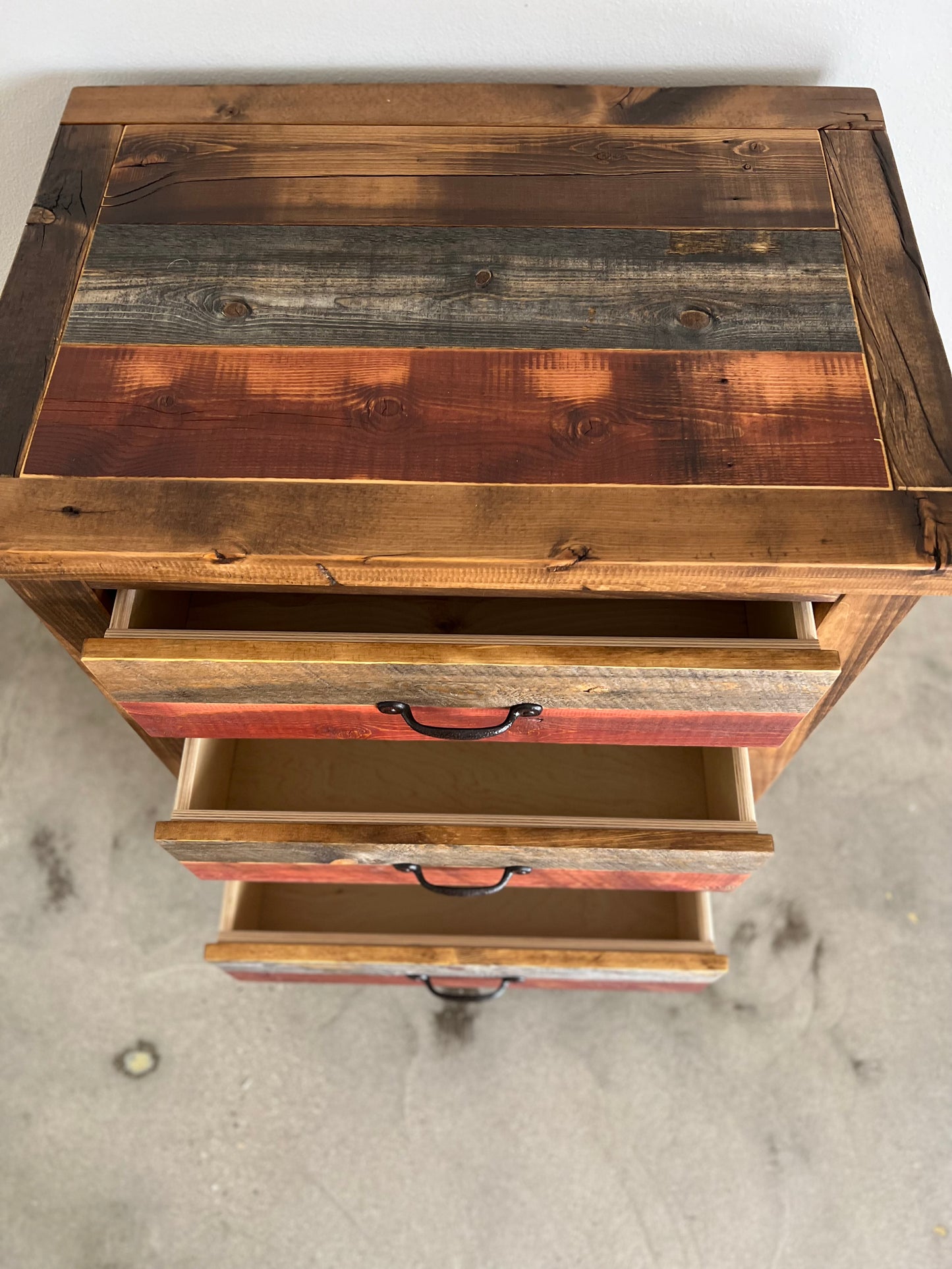 Multi Color 3 Drawer Chest