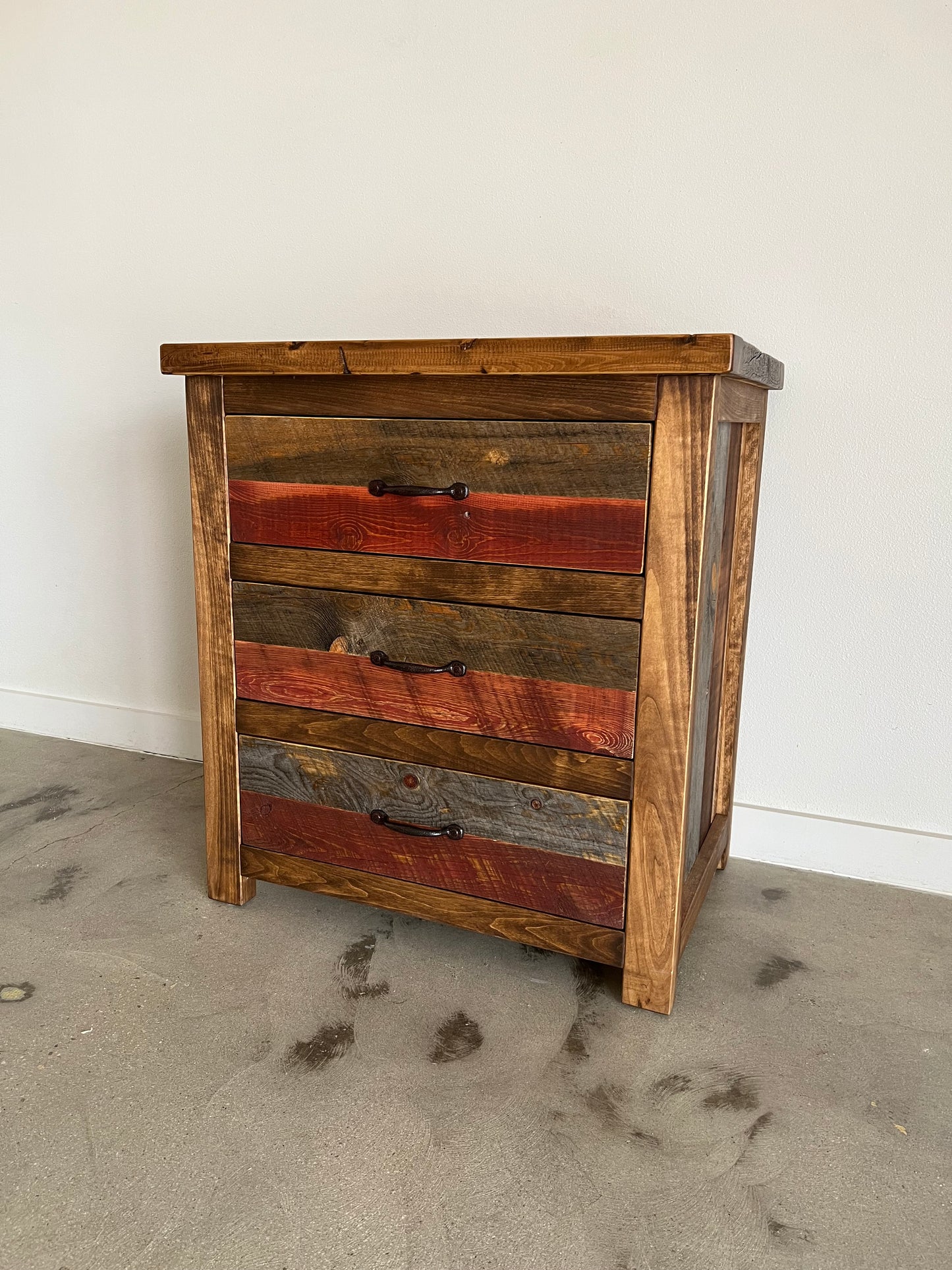 Multi Color 3 Drawer Chest