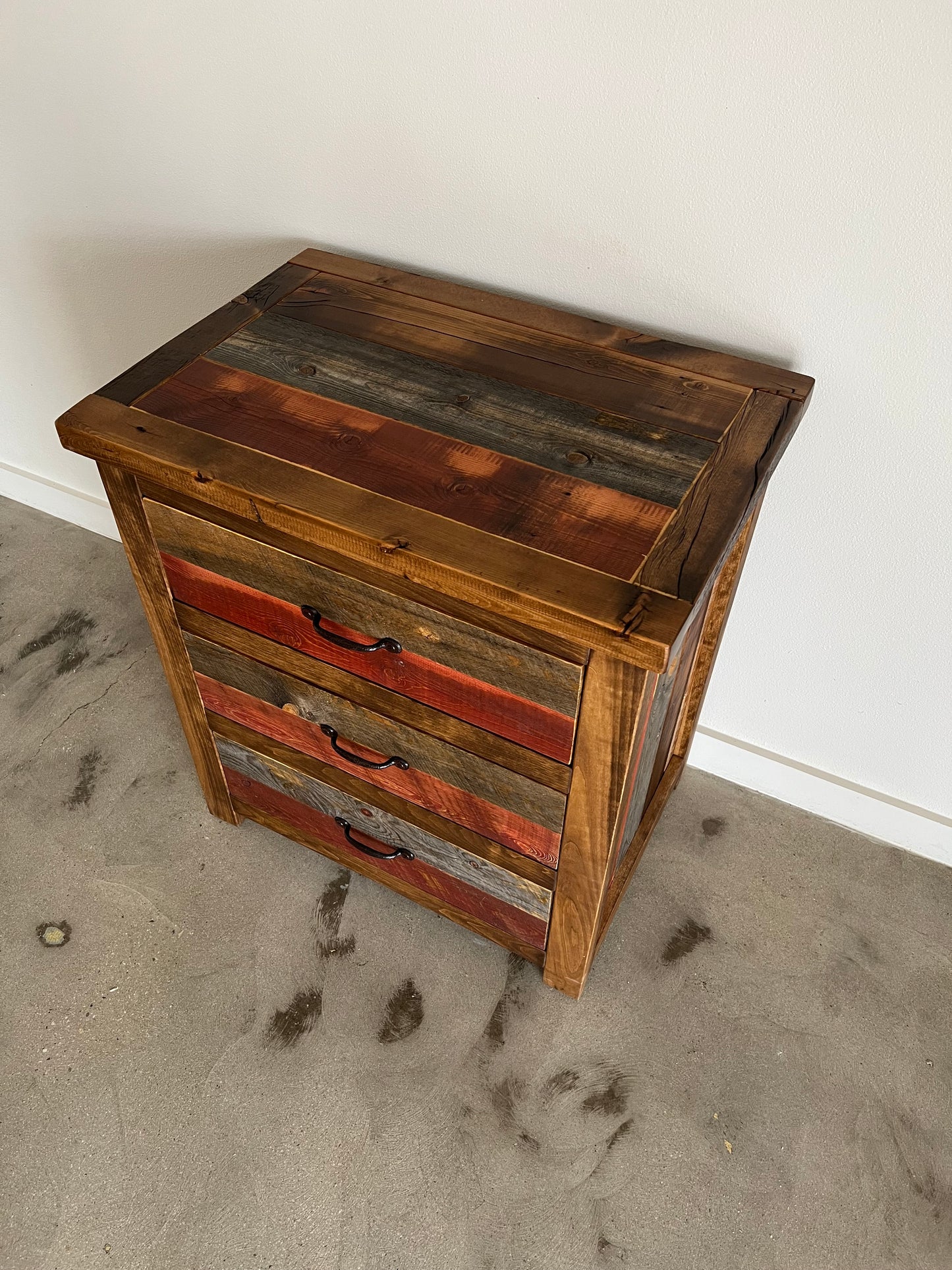 Multi Color 3 Drawer Chest